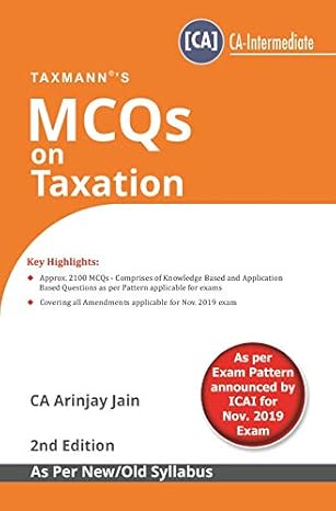 MCQs on Taxation